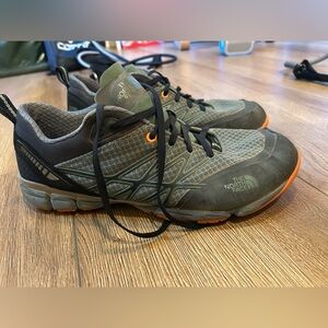 The North Face Men's Gray and Orange Trail Shoes
